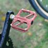   Bike Pedals Lightweight Triple Bearing Non-Slip Pins for Mountain Road Bikes