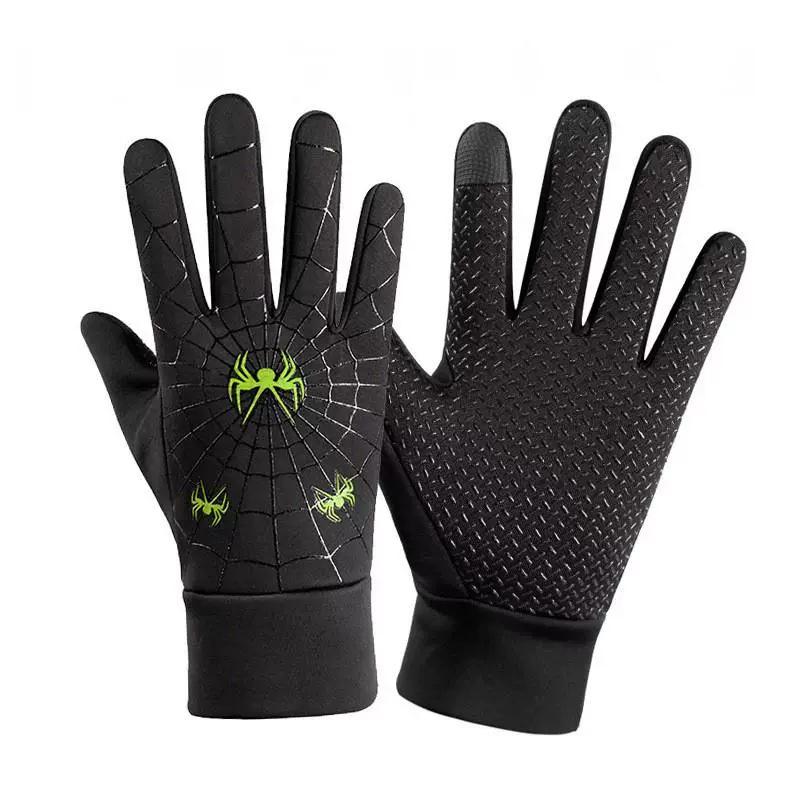 Cycling Gloves Men Autumn and Winter Warm Velvet Student Cycling Motorcycle Electric Vehicle Waterproof Hand Guard Cotton Gloves
