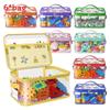 Storage Bag Large Capacity Kids Toy Organizer With Clear Pvc For Home Playroom