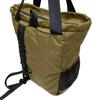Mochila 2-em-1 Fredrick Packers 70D, Mochila/Bolsa de Fraldas de Nylon Ripstop Dobrável, Unissex, Preto