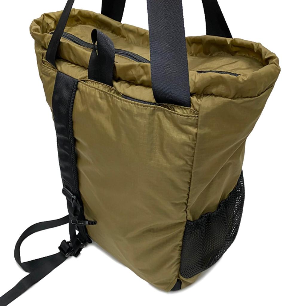 Mochila 2-em-1 Fredrick Packers 70D, Mochila/Bolsa de Fraldas de Nylon Ripstop Dobrável, Unissex, Preto