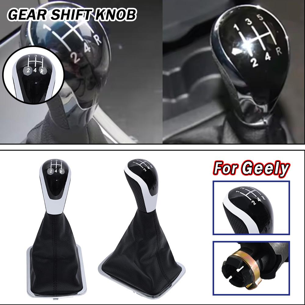 New Product Gear Shift Knob For Geely Emgrand 7 EC7 EC715 EC718 E7 2012-2013 5 Speed Car Accessories Automotive Interior