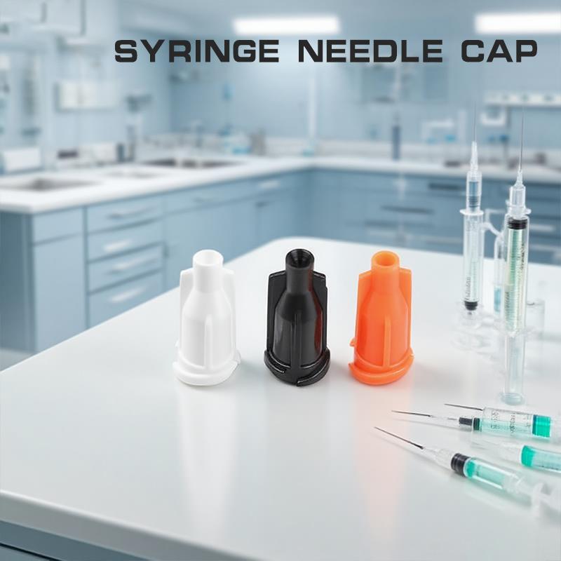 100Pcs Plastic Syringe Tips Caps Injector Dispenser Dispensing Needle Sealing Plug Standard Syringe Luer Stop Caps Supplies