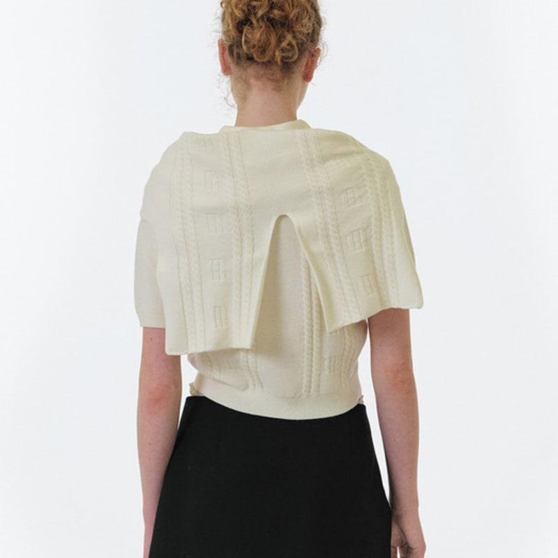 grove 25FW HAVEN SHAWL MUFFLER (IVORY)