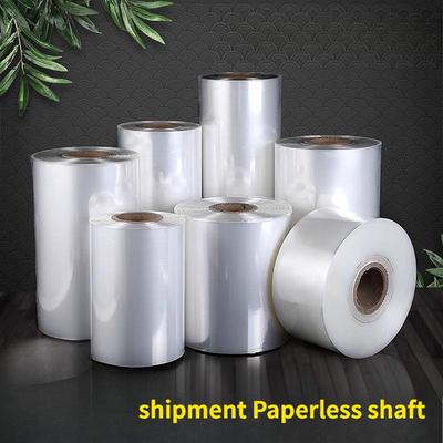 Films POF Pliants Haute Transparence Film d'Étanchéité Plastique Cylindrique Blanc Écologique Effet d'Affichage Bonne Flexibilité Résistance à la Déchirure