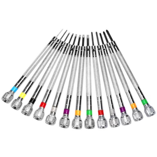 phalatina Eyeglasses, Watch Band, Equipment Repair Tool, Small Phillips and Flathead Precision Screwdrivers for Assembly, Detailed Model Building, PCs