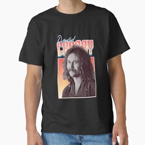 David Crosby Classic Tshirt Made In Usaaus Tshirt S2xl S