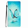 Cute Rose Flower Painted Case for Samsung Galaxy A22 A21S A15 A16 A17 A20 A20E A23 A24 A25 A26 A30 A30S A32 5G Cash Wallet Coque