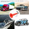 180DB Red Air Horn Universal Purpose 12V/24V Caravan Pressure Whistle Horn for Cars Trucks SUVs Motorcycles