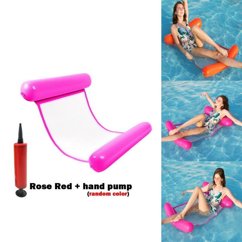 Luxurious Inflatable Floating Water Hammock For Ultimate Pool Relaxation And Fun