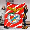 1pc B-Benfica Theme Blanket - Digital Print, Polyester, Cozy for All Seasons, Perfect for Outdoor, and Travel
