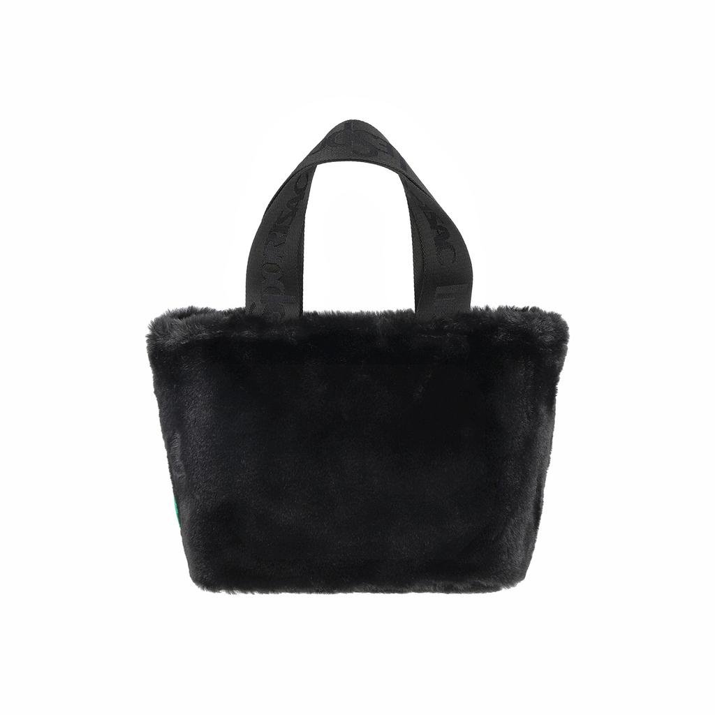 Lesportsac Black Fluffy Fur E/W Tote Bag [3029.Ld20]