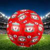 Liverpool F.C. Aufdruck Größe 5 Fußball, PU Verschleißfester Fußball für Spieltraining und tägliches Üben, Geburtstagsgeschenk für Fußballfans