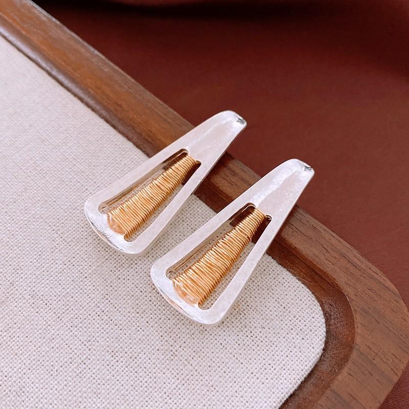 Planet Letter Silver Needle Earrings Niche Stud Earrings Light Luxury High Sense Versatile Earrings