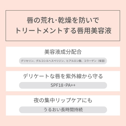 Ettusais Lip Essence Lip Serum Spf18pa++ 10g
