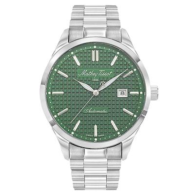 Reloj Urban H411ATAV automático de acero inoxidable con esfera verde para hombre