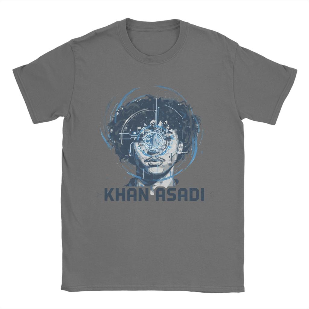 Khan Asadi TShirt Summer Funny T Shirts Cotton Hip Hop Tee Shirt For Unisex Short Sleeve Custom DIY Clothing