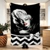 Marilyn Monroe Print Deken - Zacht & Comfortabel, voor Slaapkamer, Reizen, Bank, Huisdecoratie - Verjaardag Kerstcadeau voor Vriend