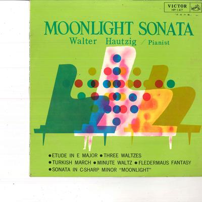 10inch Record WALTER HAUTZIG PIANIST - Beethoven  Moonlight SONATA HP147 VICTOR Japan Classical Used
