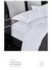40 Count High-Quality Cotton Bedding Set: Includes Duvet Cover and Fitted Sheet - Luxurious White, Ideal for Hotels and Homestays.