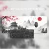 Mouse Pad Red Sun Temple Ink Landscape Gaming XL Computer New Mousepad XXL MousePads Non-Slip Office Natural Rubber Mice Pad