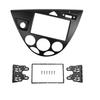 Compatible 2Din Radio DVD Frame for Ford Focus Fiesta (Left-Hand Drive) Dashboard