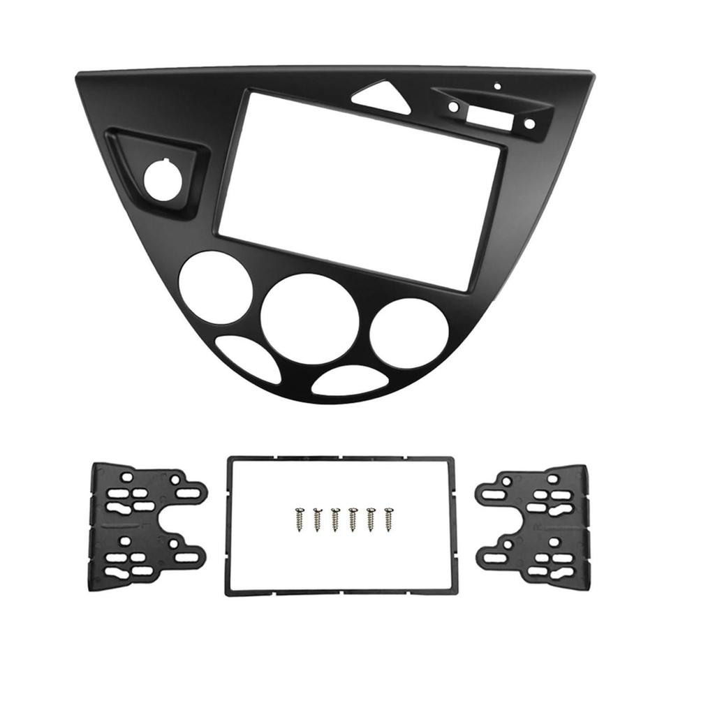 Compatible 2Din Radio DVD Frame for Ford Focus Fiesta (Left-Hand Drive) Dashboard