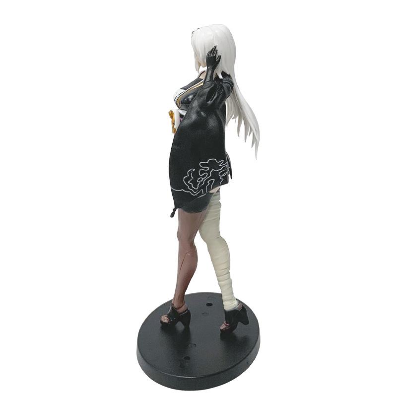 NieR:Automata Cheongsam YoRHa Type A No.2 Figurine Desk Sexy Girl 2B Cheongsam Mask GK Statue Pvc Model Collect Toy