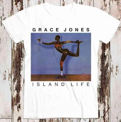 Grace Jones Island Life Album Tee Unisex T-Shirt Full Size S To 5XL MK029 Unisex T-Shirt