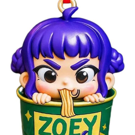 Anime K-Pop Acrylic Charm Demon Slayer Ramen Bowl Christmas Ornament Decorative