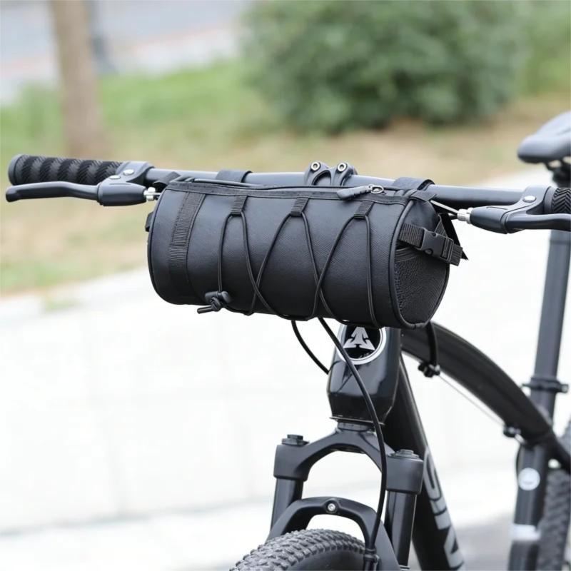 Mountain Bike Handlebar Bag Multifunction Portable Shoulder Bag Easy To Install Can Be Used For Cyclists' Mobile Phones Wallets