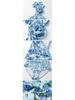 Women's Floral Halter Swimsuit with 3D Flower Details and Hollow Out Design