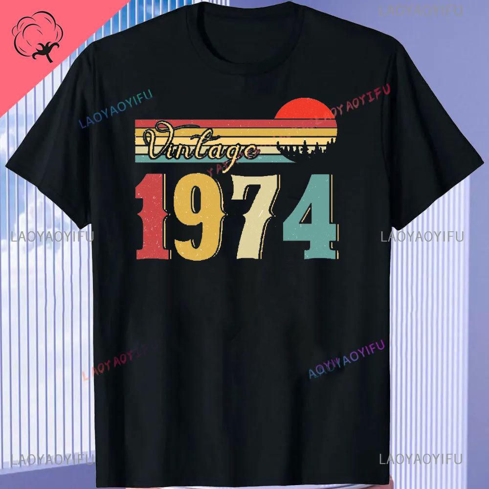 Born in Vintage 1974 Limited Edition Cassette T Shirt  51th Birthday Gifts  Years Old Vintage 1974 High Quality TShirt Tops
