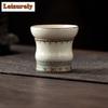 Ru Kiln Dunhuang Cracked Glaze Tea Separator Infusor Zen Tea Strainer Dispenser Tea Soaking Tea Filter Drinkware Decoration Gift