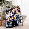 1pc Blanket JoJo's Bizarre Adventure3 Print Design, Lightweight Blanket for Sofa, Bed- Soft &Warm, Gift for All Seasons like Christmas, Halloween
