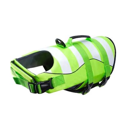 Reflective Dog Life Jacket Adjustable Breathable Safety Vests Superior Buoyancy with Handle Dog Surfing Clothes Summer Swimming