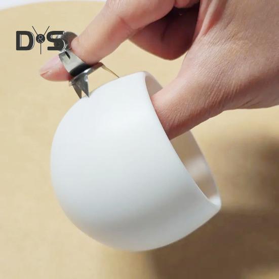 2 Adet Sırlama Daldırma Klipsi Paslanmaz Çelik Ergonomik Konfor Kolay Temizlenir Çok Fonksiyonlu Sır Rengi Uygulama Aracı