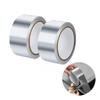 High-strength aluminum foil tape 2 inches wide 65 feet long waterproof high temperature pipe repair sealing tape Silver 2 rolls