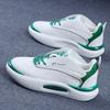 Autum New Leather Men Chunky Sneaker Designer Casual Running Shoes Fashion Street Wear Microfiber Leather Slip on Workout Shoes