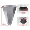 Heavy Duty Chicken Restraint Funnel Cone For Hens Turkeys Broilers Flat Back Wall Mount Design Feathered Damage Prevent