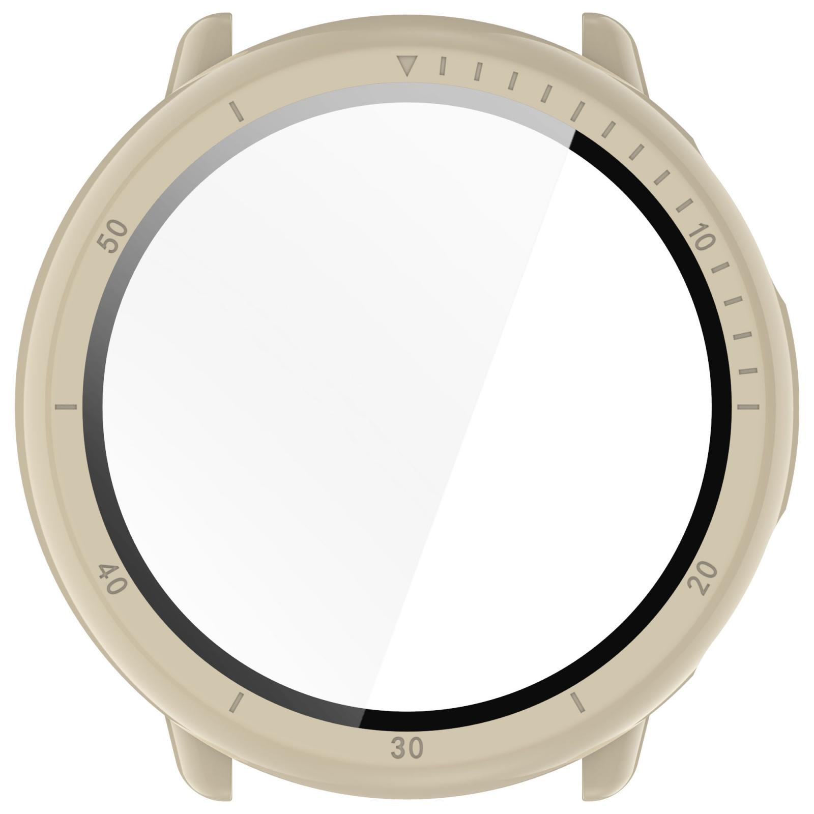 Watch Housing Protector Case with Screen Protector Film for Active 2 Watch Cover Shell & Film Scratchproof Case белый