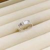 Fashionable Textured Tin Foil Ring with a Versatile Niche Design