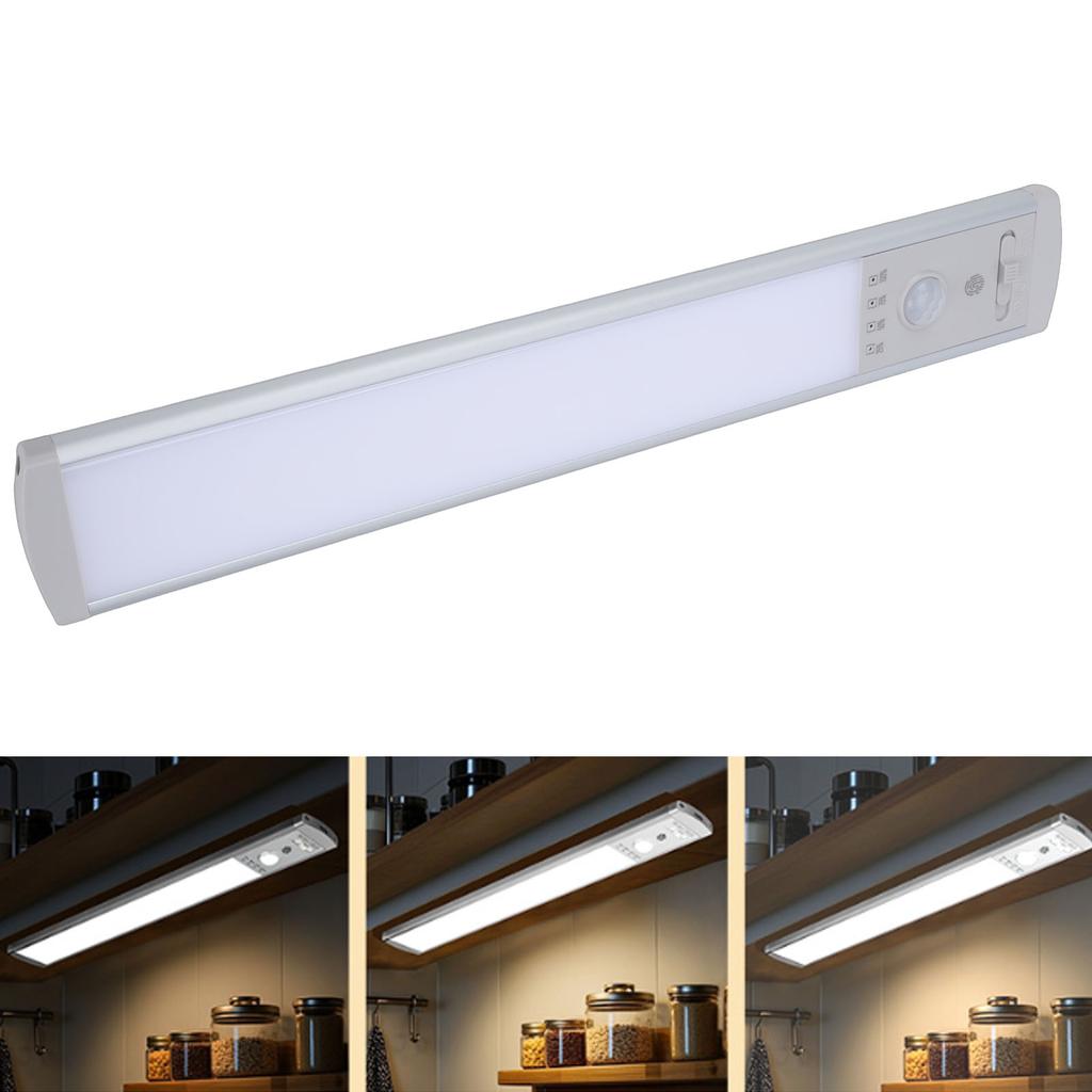 2 Pack Under Cabinet Lighting Wireless Motion Sensor Magnetic Closet Light for Kitchen Stairs