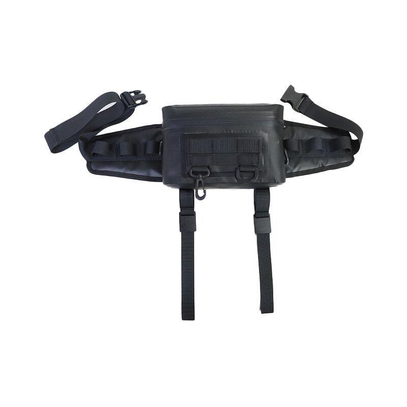 Waterproof Multi-functional Fishing Waist Bag with Rod & Hook Holders