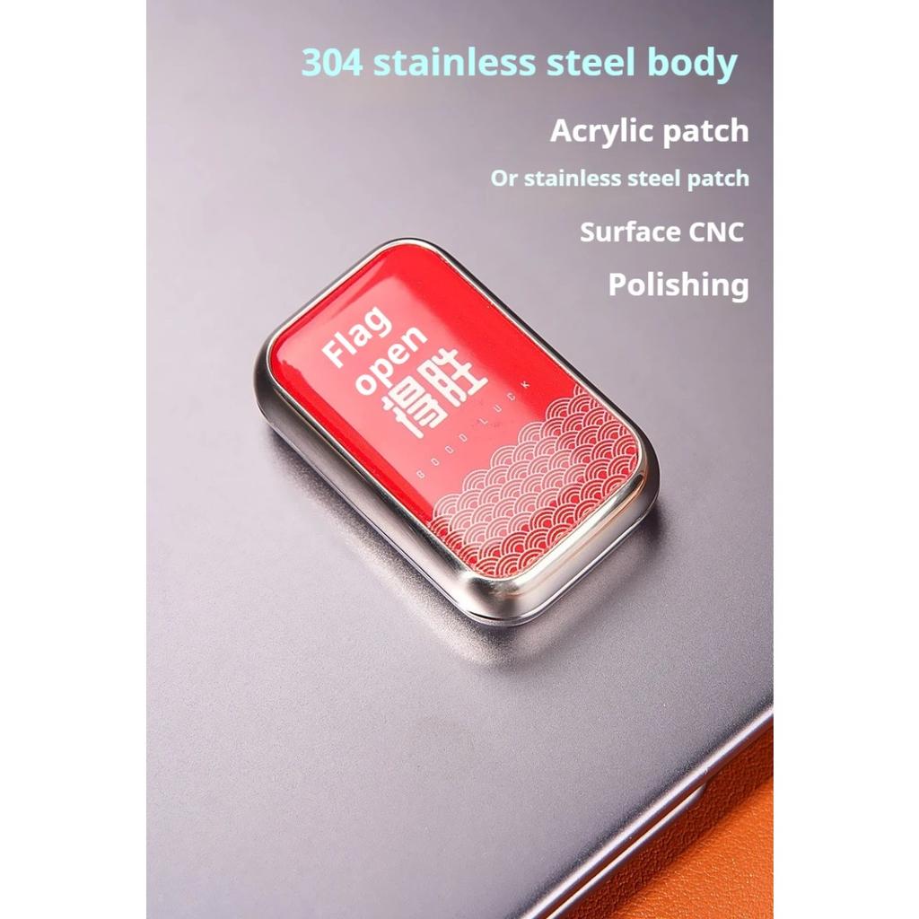EDC Mekanisk Skyver Magnetisk Skyvekort Lindre Stress Lindringsleke Skyveplate Antistress Metall Mini Fidget Voksne Leker