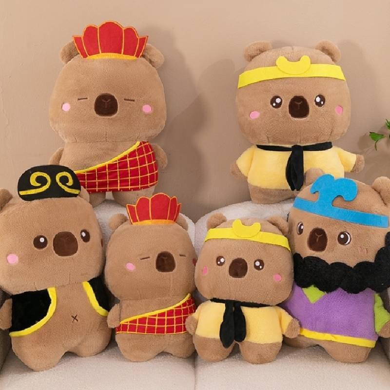 Adorable Plush Capybara Pillow Soft Stuffed Animal Toy For Cozy Bedtime Snuggles