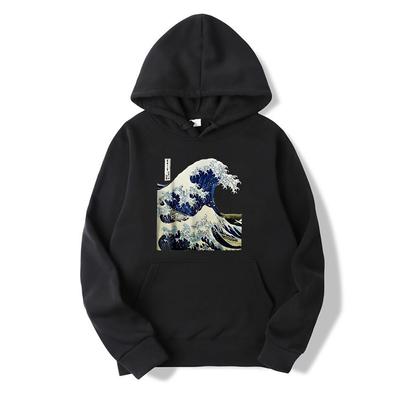 Sudaderas Kanagawa Japonesa La Gran Ola Sudaderas Gráficas Vintage sudaderas de verano para hombre