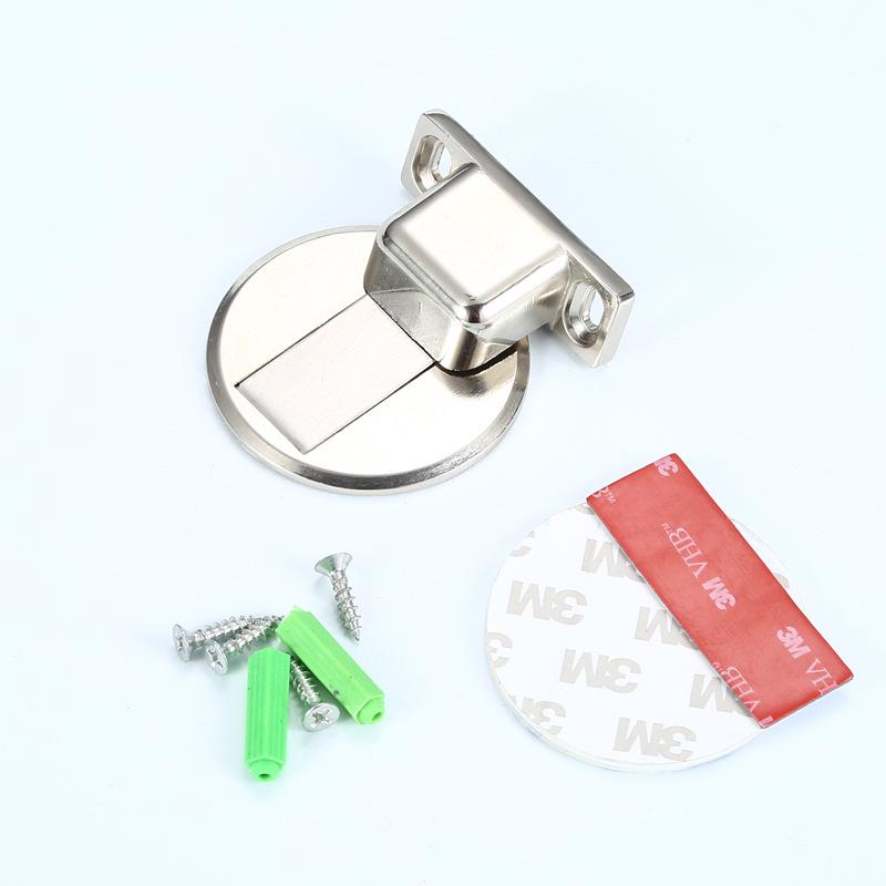 Magnetic Floor Door Stopper: Invisible, Silent, Anti-Collision, Punch-Free Design