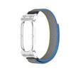 2 IN 1 Metal Protective Frame Case + Nylon Woven Watch Strap Adjustable Sport Replacement Wrist Bracelet Accessories For Google Fitbit Air
