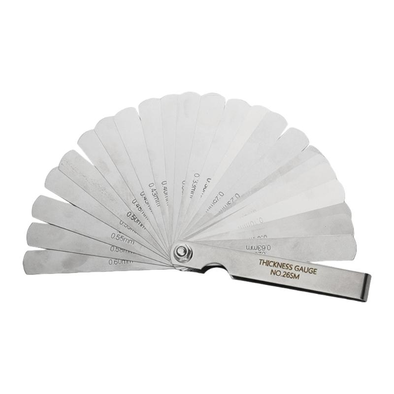 Feeler Gauge Set Stainless Steel Double Marked for Precise Measurement in Multiple Fields Engineering and Vehicle Repair
